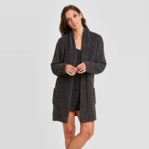 Cozy Plush Sleep Cardigan Xss 